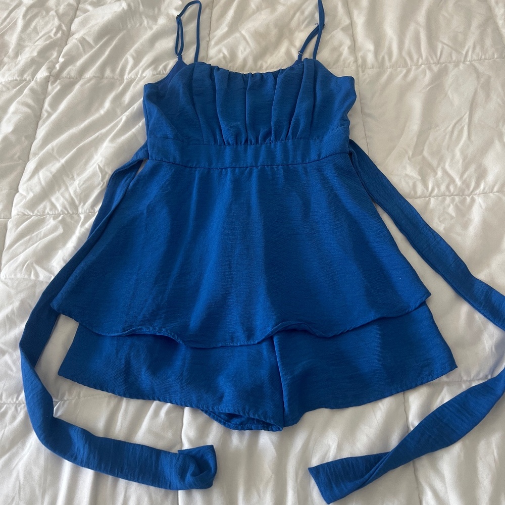 Blue Romper